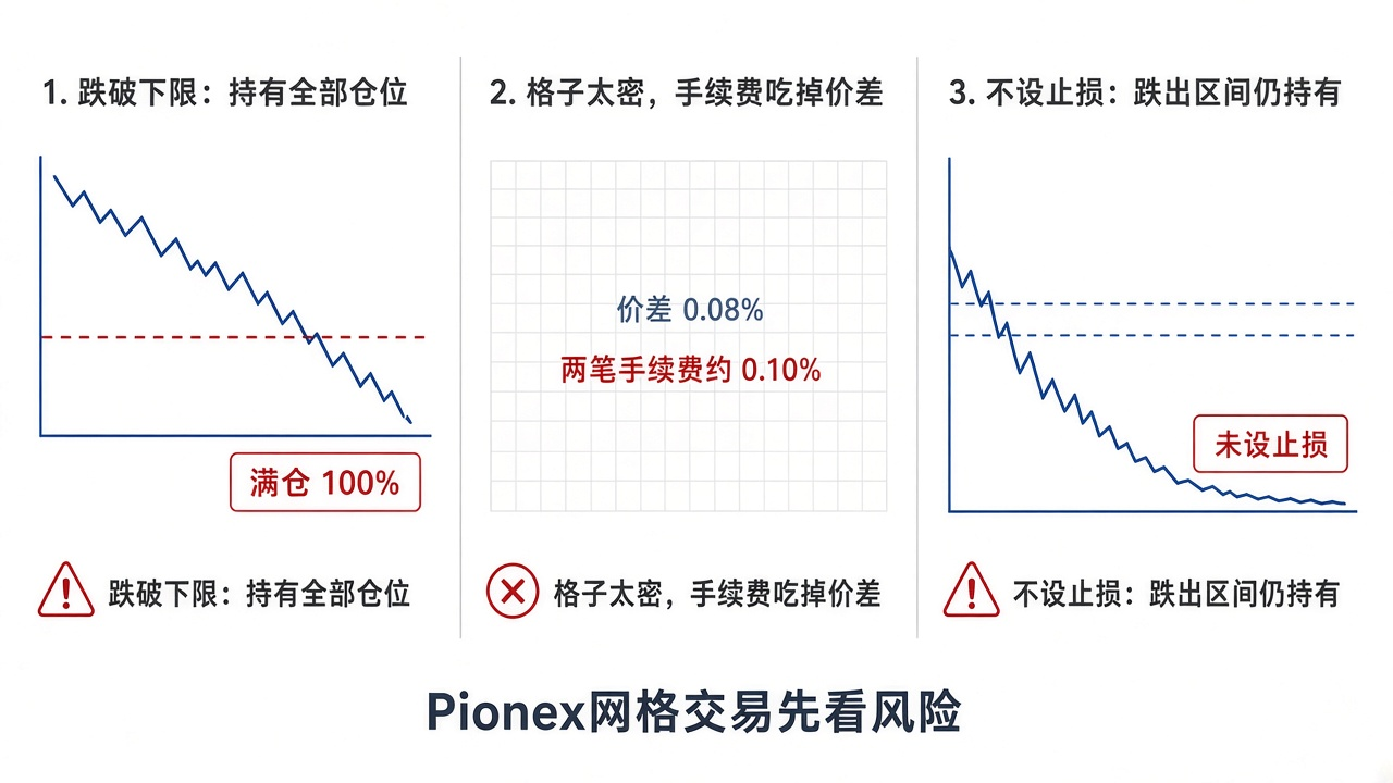 Pionex网格交易机器人怎么使用?参数与风险详解